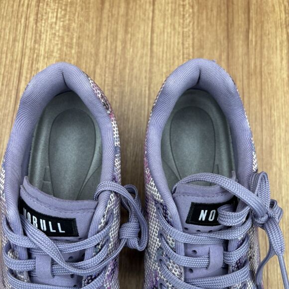 NOBULL Womens Watercolor Floral Purple Lilac Super Fabric New Insoles M 9.5 W 11 - Picture 7 of 8